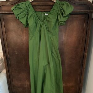 Abercrombie women’s  Green Puff Sleeve Dress